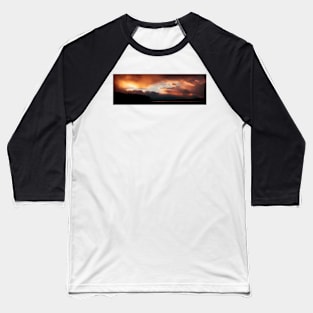 Vivid storm sunset sky scape Baseball T-Shirt